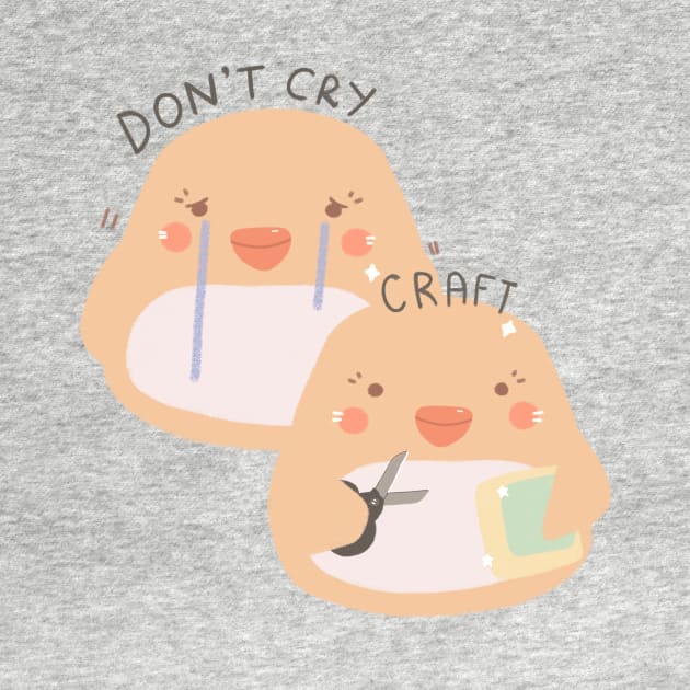 Don't Cry, Craft! Mochi Duck by aaalou